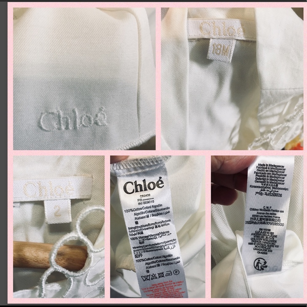 Chloe lace top girl’s. NWOT - Picture 7 of 7